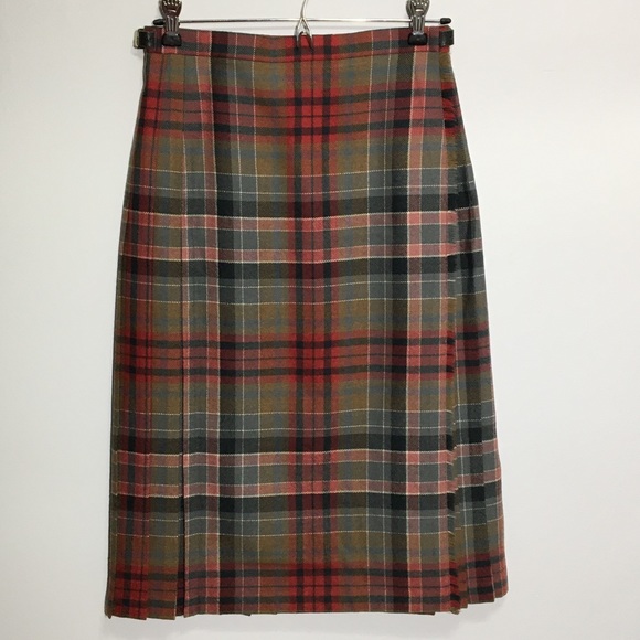 Vintage Dresses & Skirts - Vintage Kilt by JEDBURGH of SCOTLAND tartan skirt